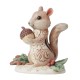 Enesco Gifts Jim Shore Heartwood Creek White Woodland Chipmunk Holding Acorn Figurine Free Shipping Iveys Gifts And Decor