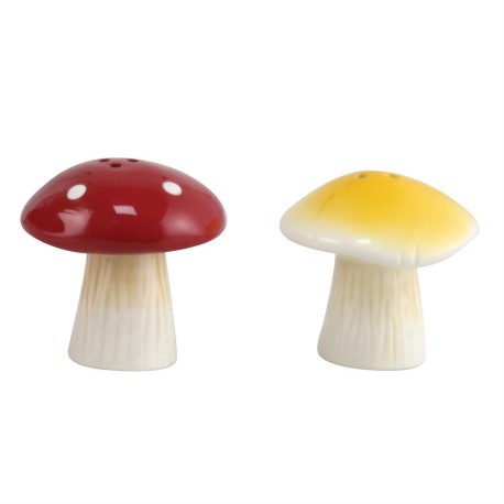 Our Name Is Mud Mushroom Salt And Pepper Set