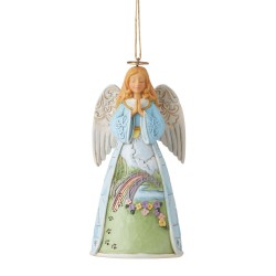 Jim Shore Heartwood Creek Just This Side of Heaven Rainbow Bridge Angel Ornament