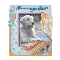 Jim Shore Heartwood Creek Forever In My Heart Rainbow Bridge Angel Photo Frame