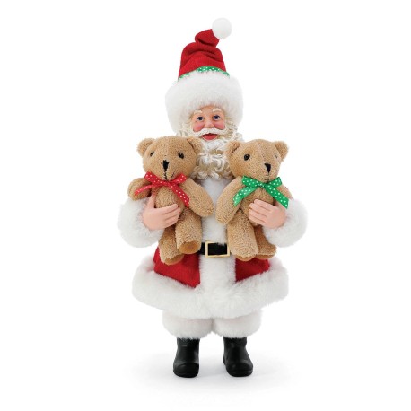 Dept 56 Possible Dreams Christmas Grin And Bear It Santa Figurine Free Shipping Iveys Gifts And Decor