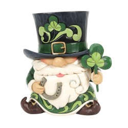 Jim Shore Heartwood Creek Luck of the Irish Leprechaun Top Hat Figurine