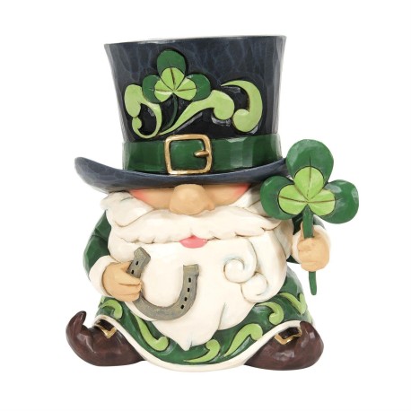 Enesco Gifts Jim Shore Heartwood Creek Luck of the Irish Leprechaun Top Hat Figurine Free Shipping Iveys Gifts And Decor