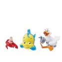 Jim Shore Heartwood Creek Mini Little Mermaid Set Figurine With Sebastian, Flounder And Scuttle