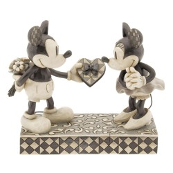 Enesco Gifts Jim Shore Disney Traditions Black And White Mickey And Minnie Mouse Figurine Free Shipping Iveys Gifts And Decor