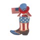 Enesco Gift Jim Shore Heartwood Creek Star Spangled Style Boot With Dog Holding Flag Figurine Free Shipping Iveys Gifts 