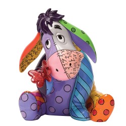 Romero Britto Disney Winnie The Pooh Eeyore With Buttterfly Figurine