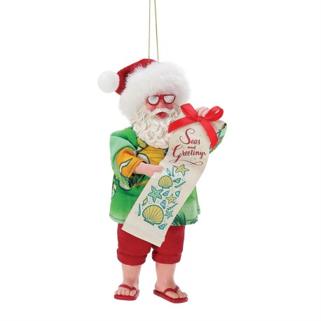  Dept 56 Possible Dreams By The Sea Seas And Greetings Santa Christmas Ornament Free Shipping Iveys Gifts And Decor