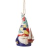 Enesco Gifts Jim Shore Heartwood Creek Gnome With Sailboat Ornament Free Shipping Iveys Gifts And Decor